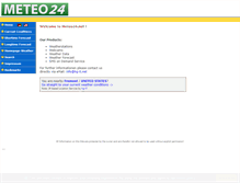 Tablet Screenshot of meteo24.net